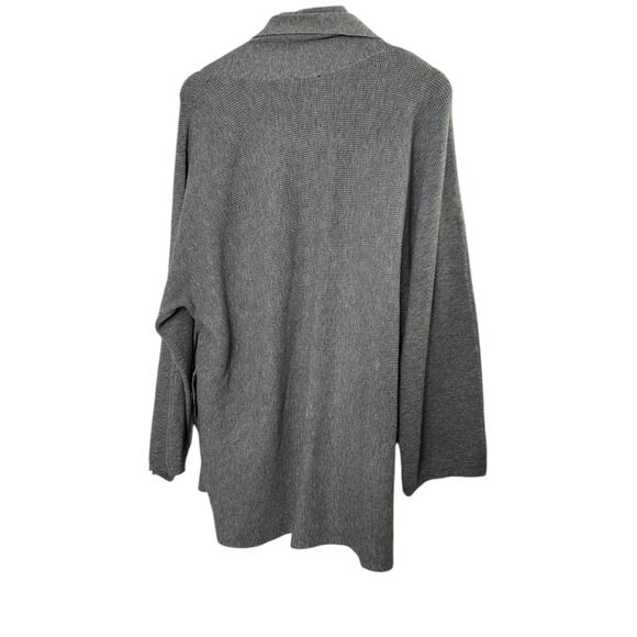 Cyrus Grey Open Cardigan Sweater with Button Sides Women's Size XL New $110 - Picture 5 of 8